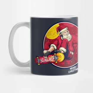 Santa Skateboard Ho ho ho! Mug